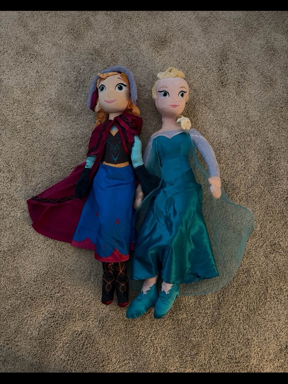 Disney Frozen Anna & Elsa Plush Dolls